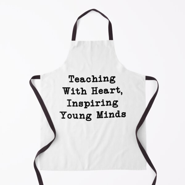 Item preview, Teaching With Heart, Inspiring Young Minds,Teacher Shirt designed and sold by CloudyPress.