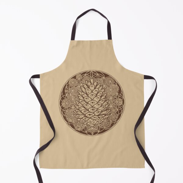 Item preview, Trippy Pinecone Sacred Geometry Art designed and sold by Mystikos Art.