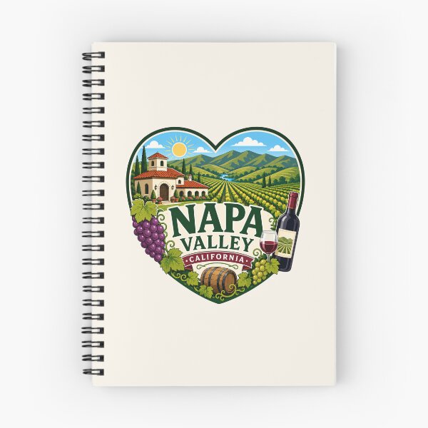 Item preview, Napa Valley, California - Heart Shape Design designed and sold by Myra365Art.