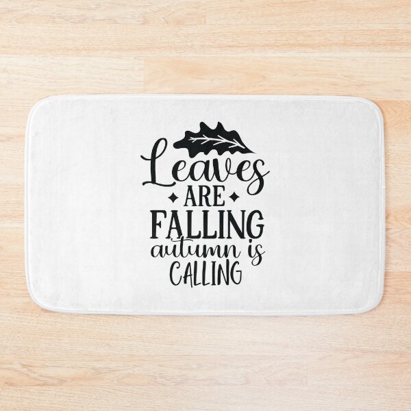 Item preview, Leaves Are Falling Autumn Is Calling Fall Vibes Design designed and sold by FuzionRaptor.