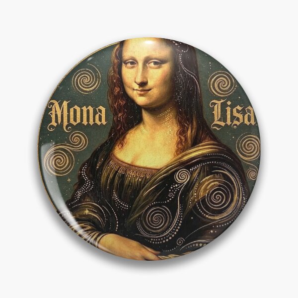 Item preview, Vintage Mona Lisa – Da Vinci Art Stamp designed and sold by P Bernardo | Art Shop.
