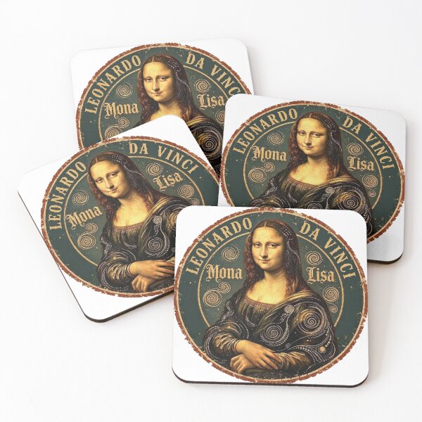 Item preview, Vintage Mona Lisa – Da Vinci Art Stamp designed and sold by P Bernardo | Art Shop.