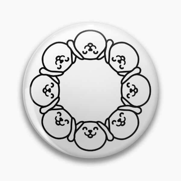 Item preview, Cute Dog in Circle designed and sold by Imjustclicking.