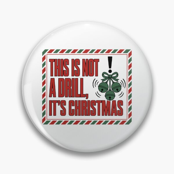 Item preview, This Is Not a Drill, It's Christmas designed and sold by CerealBoxInk.