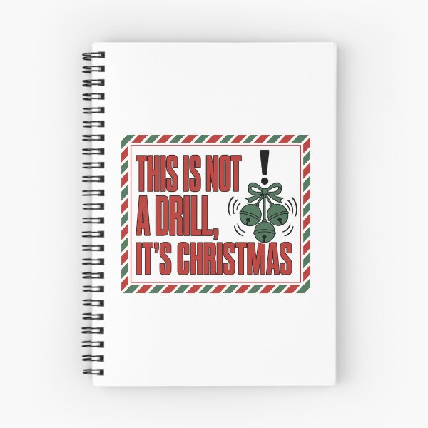 Item preview, This Is Not a Drill, It's Christmas designed and sold by CerealBoxInk.