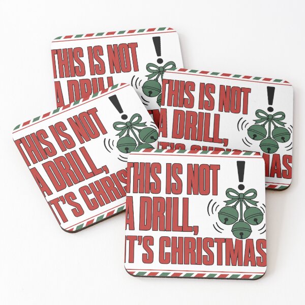 Item preview, This Is Not a Drill, It's Christmas designed and sold by CerealBoxInk.