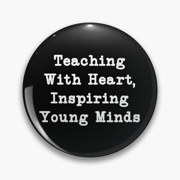 Item preview, Teaching With Heart, Inspiring Young Minds,Teacher Shirt designed and sold by CloudyPress.