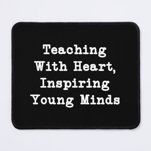 Item preview, Teaching With Heart, Inspiring Young Minds,Teacher Shirt designed and sold by CloudyPress.
