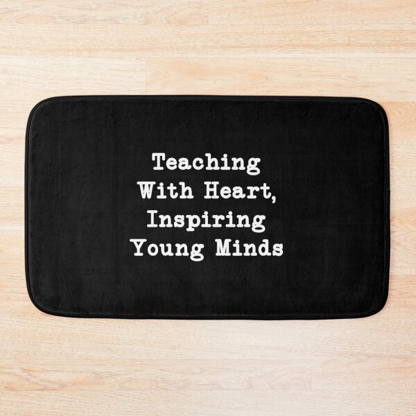 Item preview, Teaching With Heart, Inspiring Young Minds,Teacher Shirt designed and sold by CloudyPress.