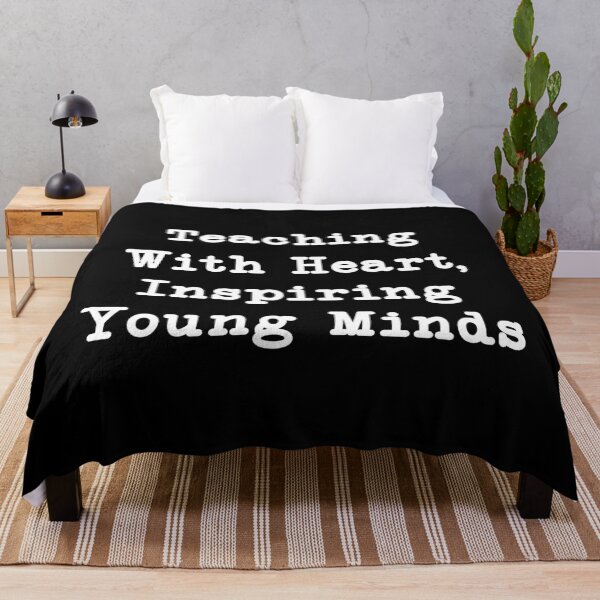 Item preview, Teaching With Heart, Inspiring Young Minds,Teacher Shirt designed and sold by CloudyPress.