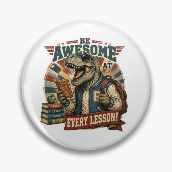 Item preview, ¡El T-Rex vuelve al colegio! designed and sold by JonysCreativeDesigns.