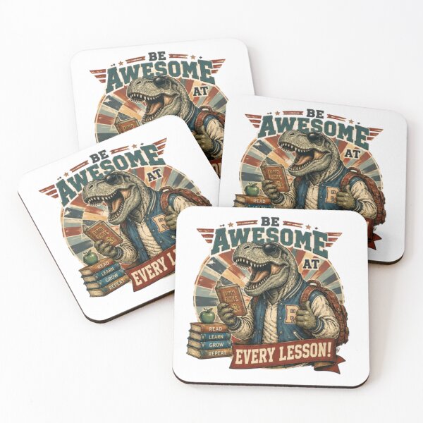 Item preview, ¡El T-Rex vuelve al colegio! designed and sold by JonysCreativeDesigns.