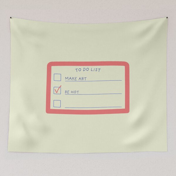 Item preview, To Do List: Make Art Be Hot designed and sold by Things by Rae.
