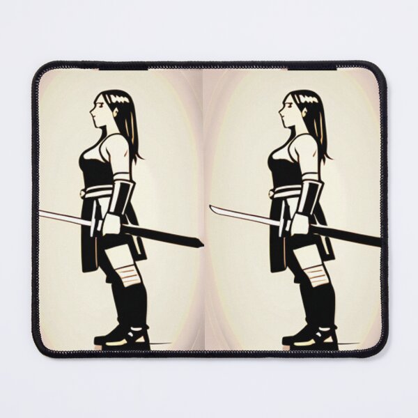Item preview, Illustration - Female Martial Arts Character, Aesthetic Inspired by Yoshitaka Amano designed and sold by AnimeShin.