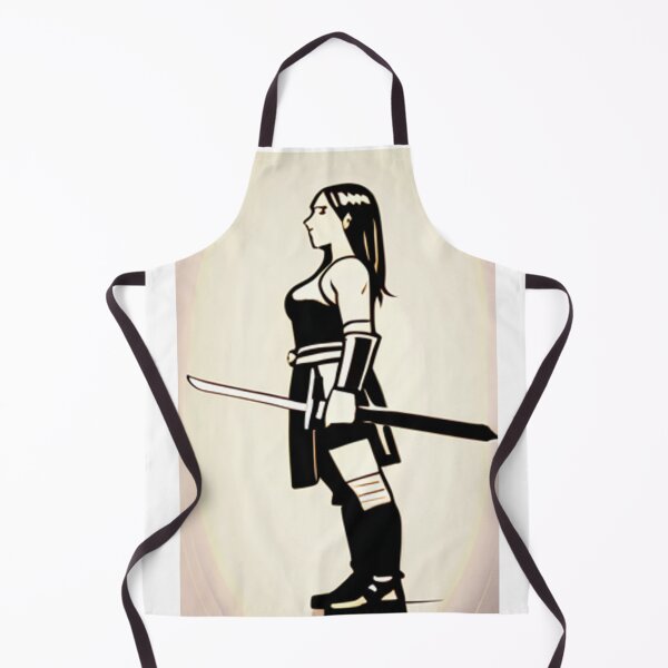 Item preview, Illustration - Female Martial Arts Character, Aesthetic Inspired by Yoshitaka Amano designed and sold by AnimeShin.