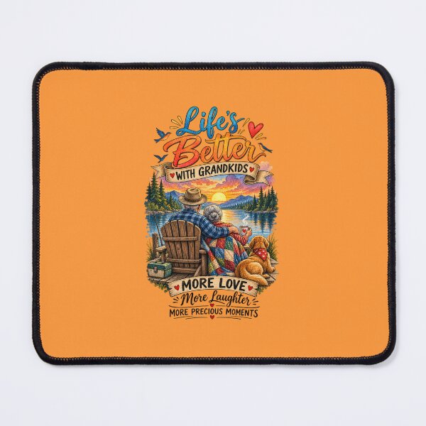 Item preview, Lifes Better With Grandkids Shirt Grandparents Lake Sunset designed and sold by HolidayMoods.