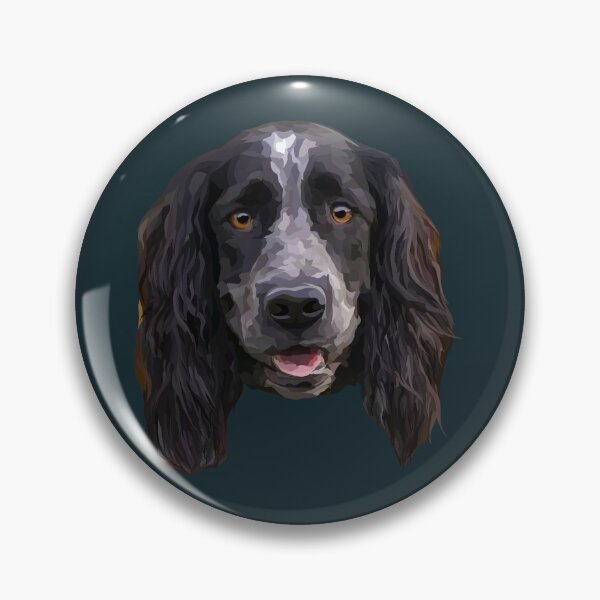 Item preview, Spaniel Geometric Design – Headshot Illustration designed and sold by Wheel and Woof.