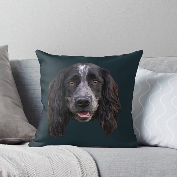 Item preview, Spaniel Geometric Design – Headshot Illustration designed and sold by Wheel and Woof.