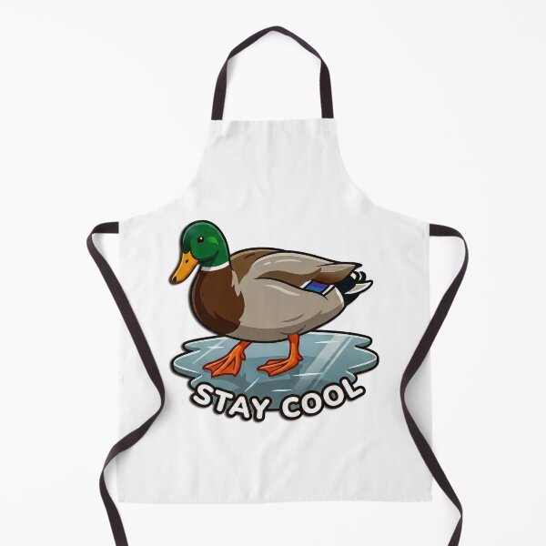 Item preview, Stay Cool Drake Mallard Duck Illustration designed and sold by FotoBastek.