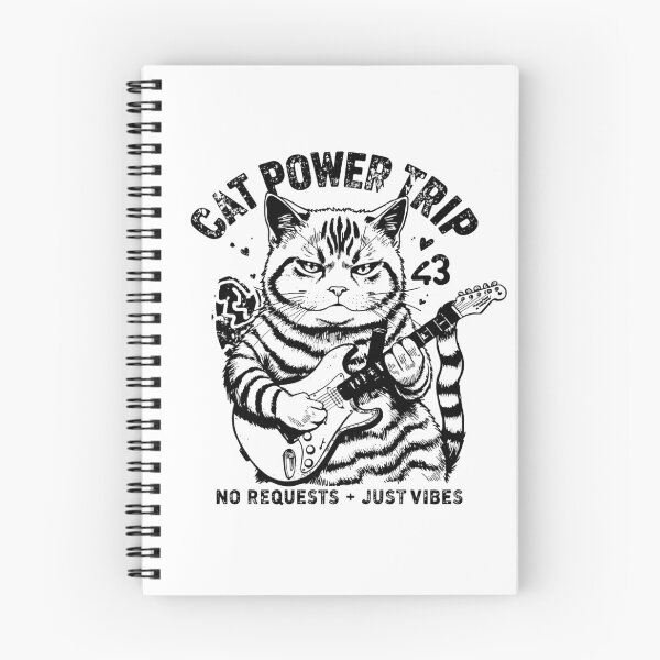 Item preview, Guitar Cat Power Trip Grumpy Cat Rock No Requests Just Vibes designed and sold by HYPNK.