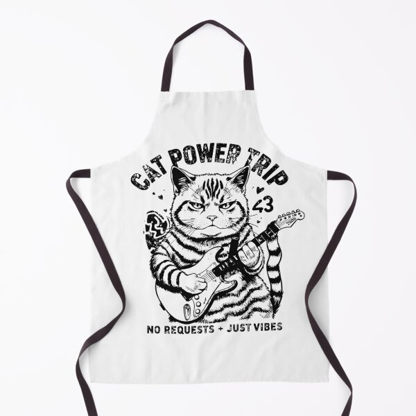 Item preview, Guitar Cat Power Trip Grumpy Cat Rock No Requests Just Vibes designed and sold by HYPNK.