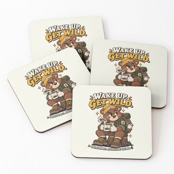 Item preview, Wake Up Get Wild Bear designed and sold by HoopeStylee.
