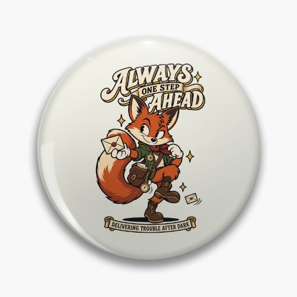 Item preview, Always One Step Ahead Fox designed and sold by HoopeStylee.