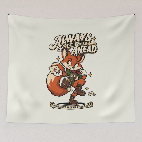 Item preview, Always One Step Ahead Fox designed and sold by HoopeStylee.