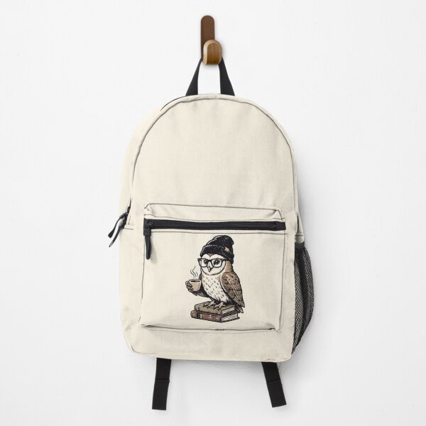 Item preview, Wise Hipster Owl Coffee Glasses Books Beanie designed and sold by Amir Faysal.