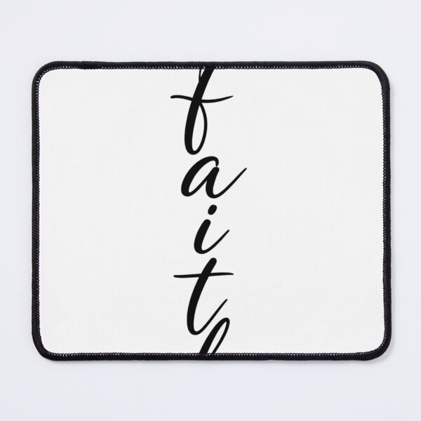 Item preview, Faith Floral Christian Design – Elegant Minimalist Flower Typography designed and sold by Jas-Mine Croche & More LLC.