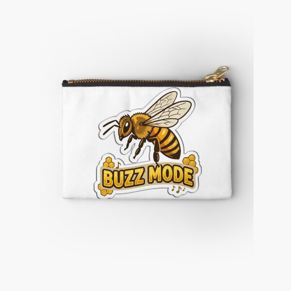 Item preview, Buzz Mode Honey Bee Funny Illustration designed and sold by FotoBastek.