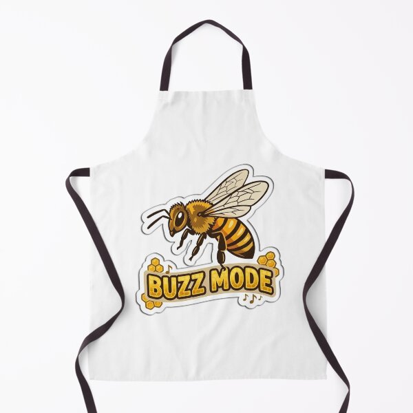 Item preview, Buzz Mode Honey Bee Funny Illustration designed and sold by FotoBastek.