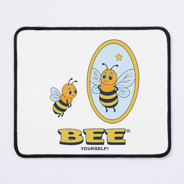 Item preview, Bee Yourself Funny Bee Pun designed and sold by MOSIDRIP™.