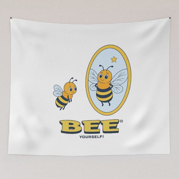 Item preview, Bee Yourself Funny Bee Pun designed and sold by MOSIDRIP™.