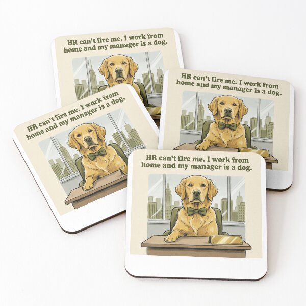 Item preview, Funny Work From Home Dog Shirt – My Manager Is A Dog – Remote Worker Gift for Dog Dads designed and sold by dogthingsclub.
