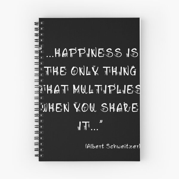 Item preview, "happiness.." Albert Schweitzer designed and sold by MJLO STORY TIME.