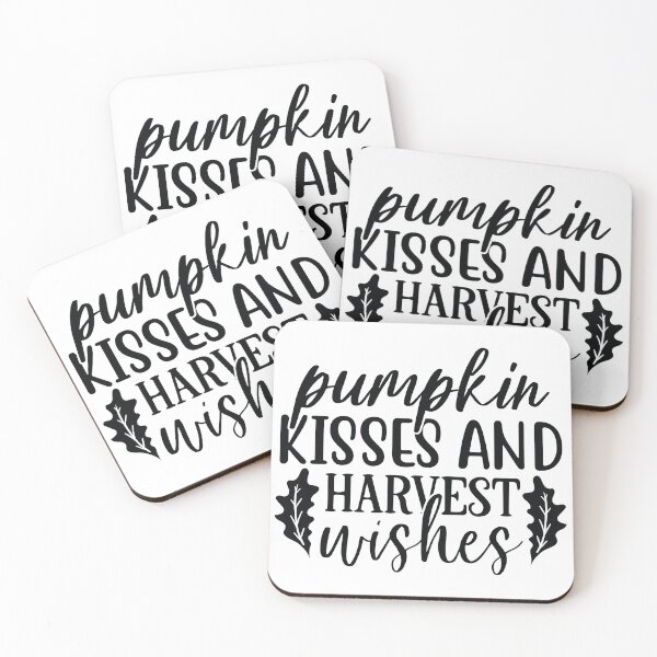 Item preview, Pumpkin Kisses and Harvest Wishes Autumn Fall Design designed and sold by FuzionRaptor.
