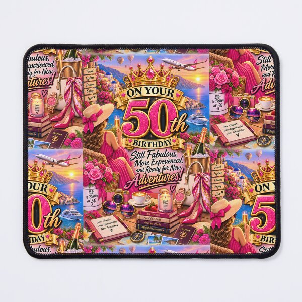 Item preview, 50th Birthday – Still Fabulous, More Experienced and Ready for New Adventures designed and sold by Clothes With Smiling Animals Walt Gral.