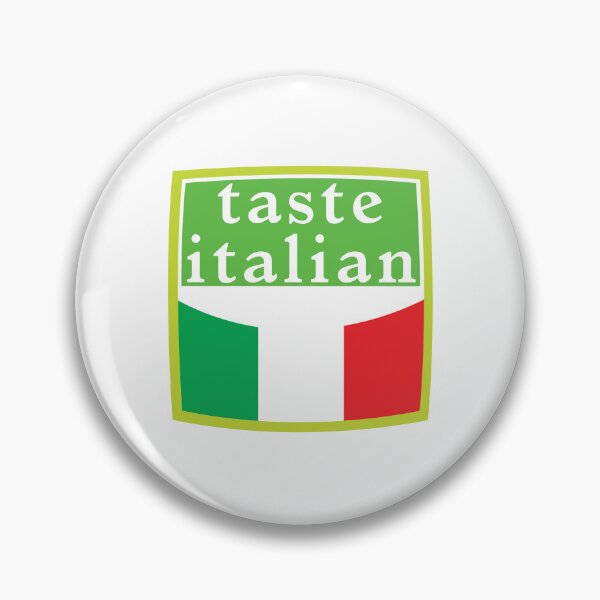 Item preview, Taste Italian - Italy Food Flag Badge designed and sold by ceritoloro89.