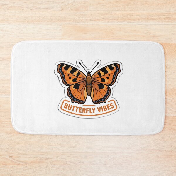Item preview, Butterfly Vibes Orange Tortoiseshell Butterfly Illustration designed and sold by FotoBastek.