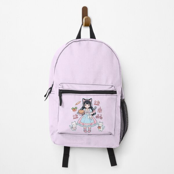 Item preview, Kawaii Anime Cat Girl Baker: Pastel Cozy Vibes designed and sold by CuteKats.