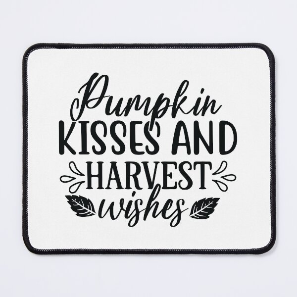 Item preview, Pumpkin Kisses and Harvest Wishes Cute Fall Vibes Design designed and sold by FuzionRaptor.