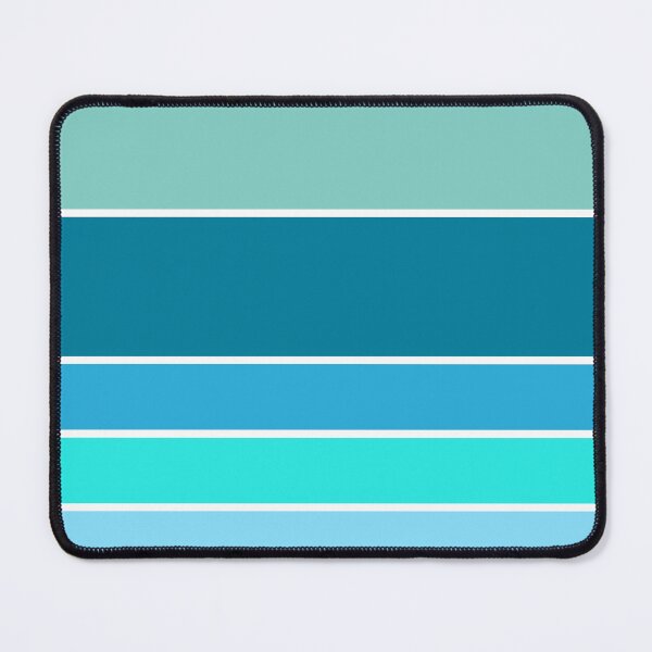 Item preview, Nautical Decor Stripes in Ocean Colors Retro Coastal Vibes 1/4 designed and sold by Beachy.