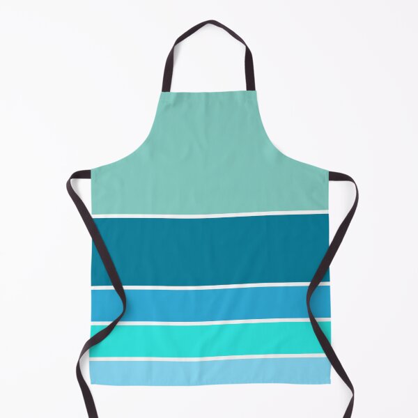 Item preview, Nautical Decor Stripes in Ocean Colors Retro Coastal Vibes 1/4 designed and sold by Beachy.
