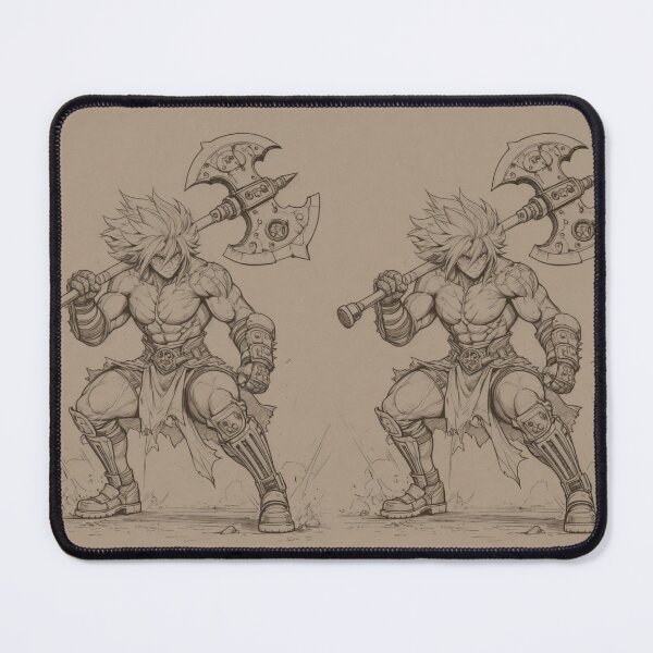 Item preview, Illustration - Muscular Fantasy Character, Refined Manga Aesthetic and Design designed and sold by AnimeShin.
