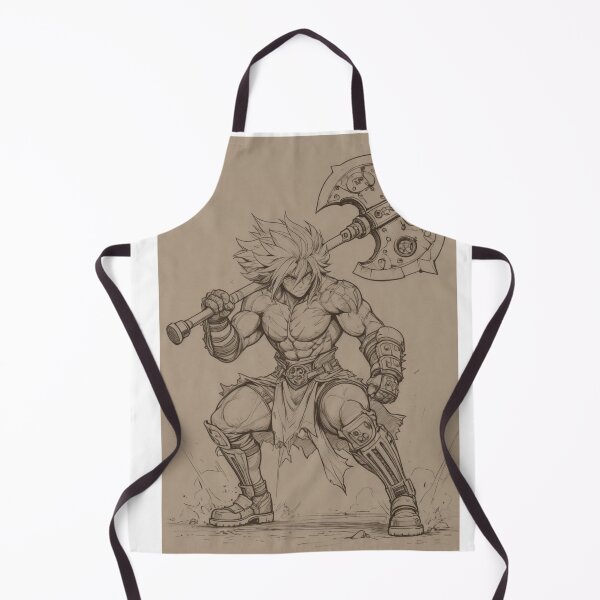 Item preview, Illustration - Muscular Fantasy Character, Refined Manga Aesthetic and Design designed and sold by AnimeShin.