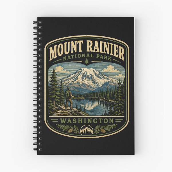 Item preview, Mount Rainier National Park - Washington designed and sold by GoodOldVintage.