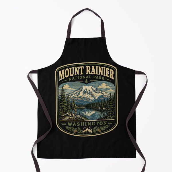 Item preview, Mount Rainier National Park - Washington designed and sold by GoodOldVintage.