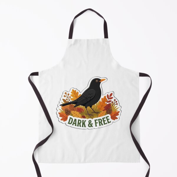 Item preview, Dark And Free Blackbird Autumn Illustration designed and sold by FotoBastek.