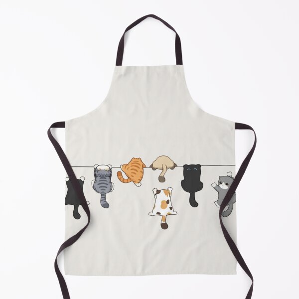 Item preview, Cute Hanging Cats Minimalist Vector Art - Kawaii Feline Friends Design designed and sold by johnExpress02.